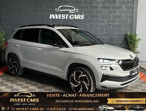 Skoda Karoq - 2.0 TDi 116CH SCR DSG7 - SPORTLINE - CARPLAY - TOIT OUVRAN 2023 occasion M&eacute;rignac 33700