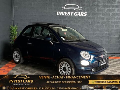 Fiat 500 1.2i 69 CH Eco Pack FINITION Lounge - TOIT OUVRANT- GARANTI 2019 occasion M&eacute;rignac 33700