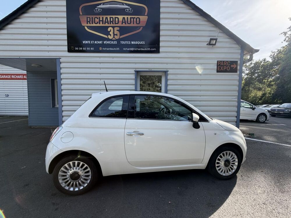 500 Fiat 1.2i - 69 Euro 6 BERLINE Lounge 2013 occasion 35780 La Richardais