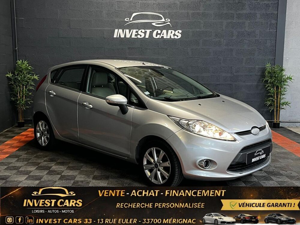 Fiesta 1.4i 96ch BVA finition Ghia - garantie 6 mois constructeur 2011 occasion 33700 M&eacute;rignac