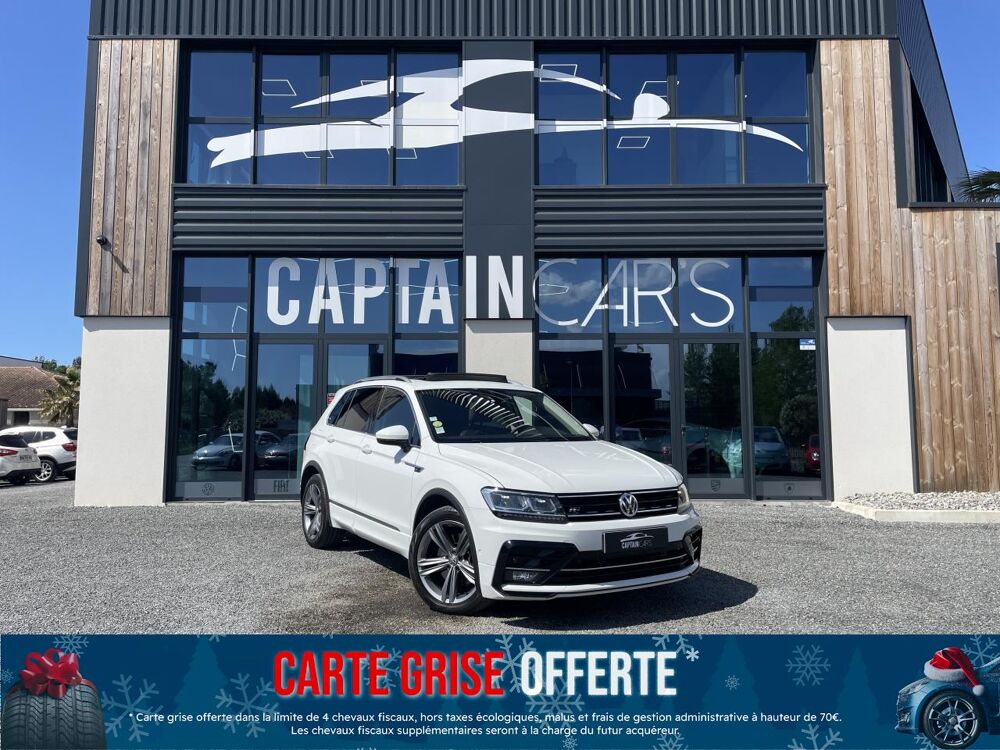 Tiguan Carat R-LINE 4Motion 2.0 TDI BlueMotion 190 DSG 7 - GARANTIE 2018 occasion 33127 Saint-Jean-d'Illac