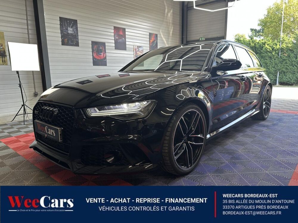 RS6 4.0 TFSI 605 PERFORMANCE QUATTRO TIPTRONIC BVA 2017 occasion 33370 Artigues-pr&egrave;s-Bordeaux