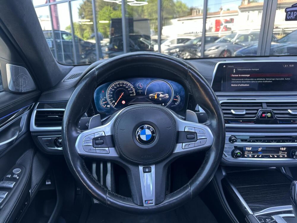 S&eacute;rie 7 750i xDrive M Sport - BVA Sport G11 xDrive - GARANTIE 12 MO 2019 occasion 33450 Montussan