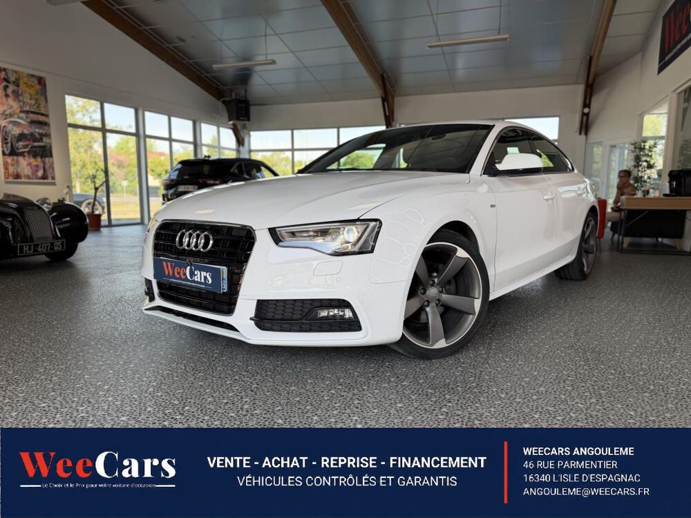 A5 SPORTBACK 2.0 TDI 190CH CLEAN-DIESEL S-LINE MULTITRONIC BVA 2017 occasion 16000 Angoul&ecirc;me