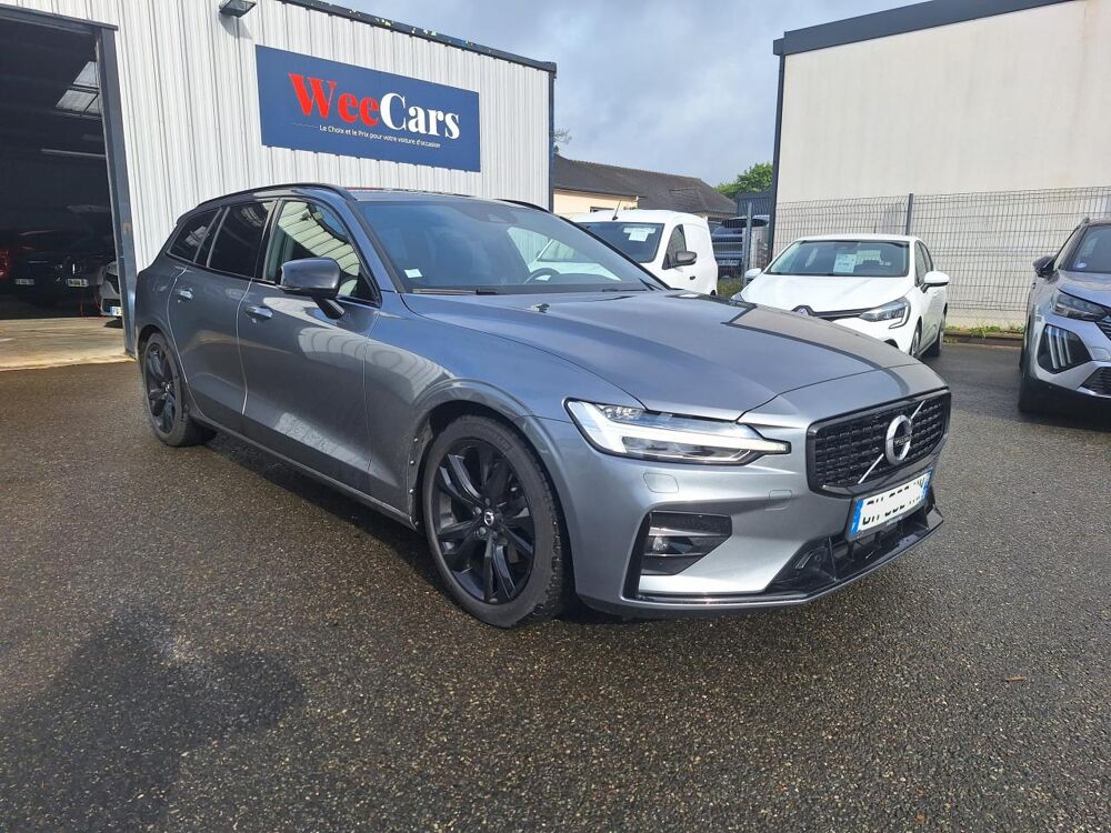 V60 2.0 B4 D 211H 197 MHEV HYBRID R-DESIGN GEARTRONIC BVA 2021 occasion 56850 Caudan