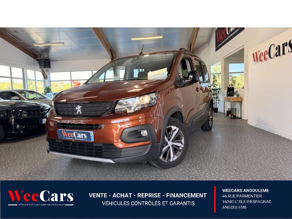 Rifter 1.5 BlueHDI S&S - 130 CH EAT8 GT Line - Garantie 12 mois 2019 occasion 16000 Angoul&ecirc;me