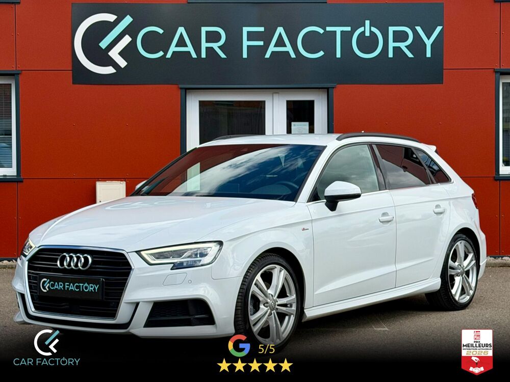 A3 S-Line 1.5 TFSI 150 BVA 1&egrave;re Main Virtual Cockpit GPS Cam&eacute;ra 2018 occasion 67440 Marmoutier