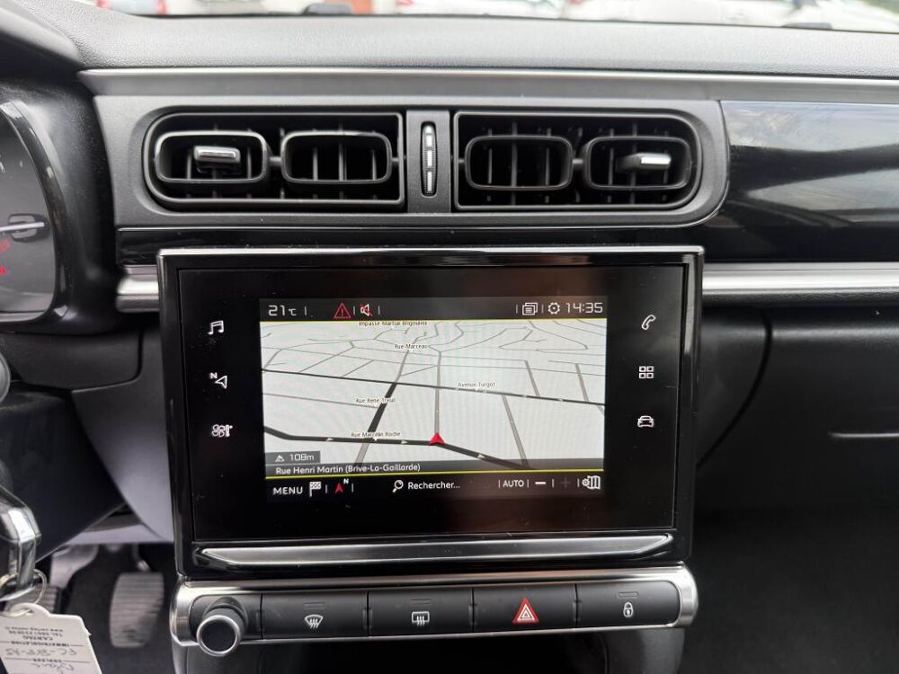 C3 1.5 BlueHDi - 100 S&S Feel gps + clim + radar AR 2018 occasion 19100 Brive-la-Gaillarde