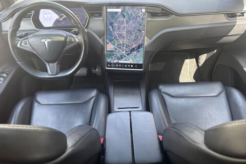 Model X 100D 525 ch- Autopilot Am&eacute;lior&eacute; - Int&eacute;rieur Cuir & Cam&eacute;ra 36 2018 occasion 78760 Jouars-Pontchartrain