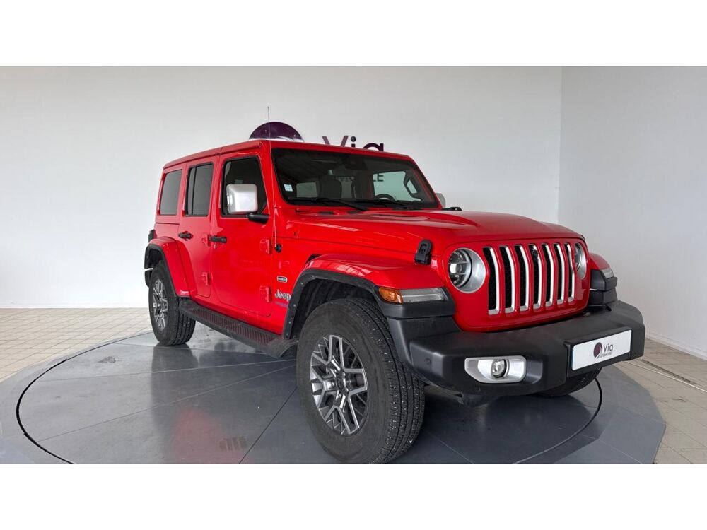 Wrangler 2.0i T 4xe - 380 - BVA 4x4 Unlimited Overland / CARPLAY / H 2022 occasion 17600 Saujon