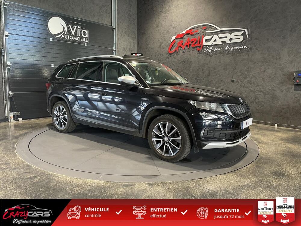 Kodiaq 2.0 TDI 150 DSG7 4x4 7 pl Scout - Cam&eacute;ra 360 - Attelage 2019 occasion 25300 Pontarlier