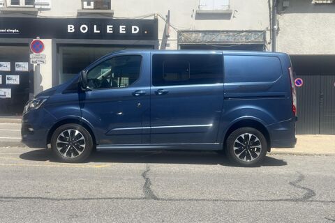 Transit Custom Ford 320 L1H1 2.0 EcoBlue - 185 ch - Carplay - 2 portes lat&eacute; 2020 occasion 78760 Jouars-Pontchartrain