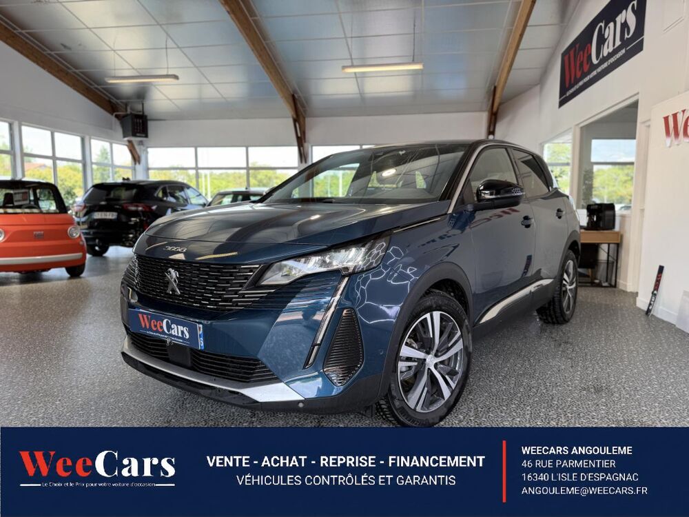 3008 1.2 135CH MHEV HYBRID ALLURE PACK E-DCS6 BVA GARANTIE 12 MOI 2024 occasion 16000 Angoul&ecirc;me