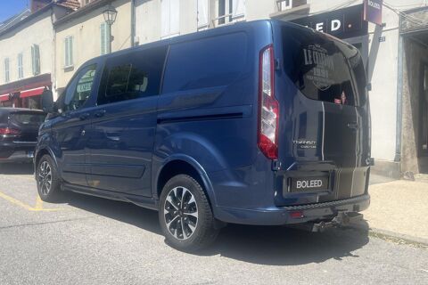 Transit Custom Ford 320 L1H1 2.0 EcoBlue - 185 ch - Carplay - 2 portes lat&eacute; 2020 occasion 78760 Jouars-Pontchartrain