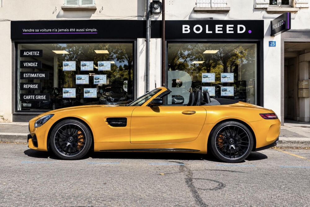 AMG GT MERCEDES C ROADSTER 4.0 V8 BITURBO 557CH CARBONE BURMESTER 2018 occasion 78760 Jouars-Pontchartrain