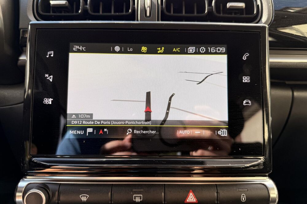 C3 Citro&euml;n 1.5 BlueHDi 100 Feel Nav GPS Radar AR CarPlay 2021 occasion 78760 Jouars-Pontchartrain