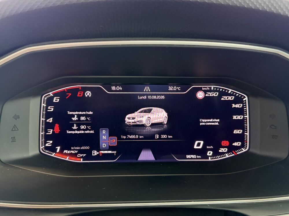 Leon 1.5 E-TSI 150CH MHEV HYBRID FR DSG BVA GARANTIE 12 MOIS 2021 occasion 16000 Angoul&ecirc;me