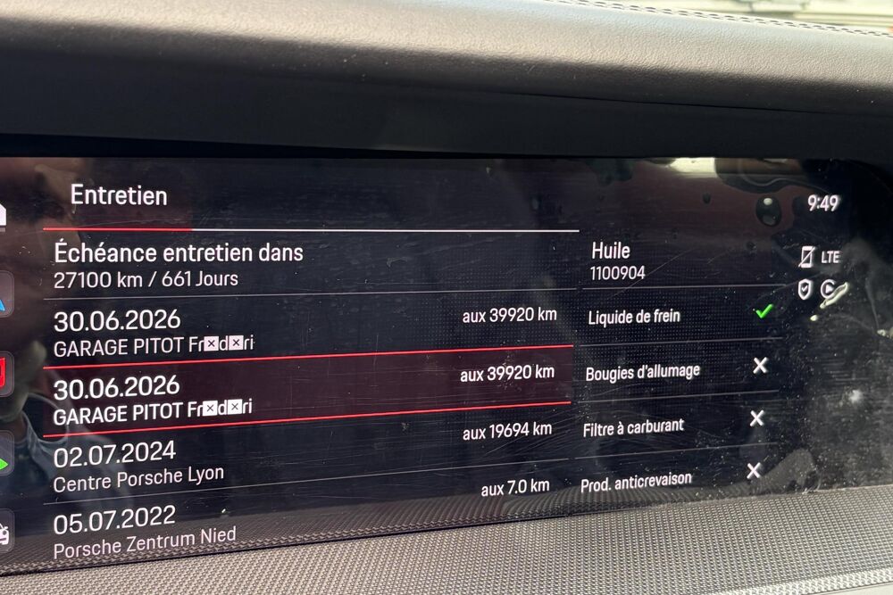 911 PORSCHE TYPE 992 CARRERA S 450 CH PDK 42 805 KM ENTRETIEN PO 2022 occasion 78760 Jouars-Pontchartrain