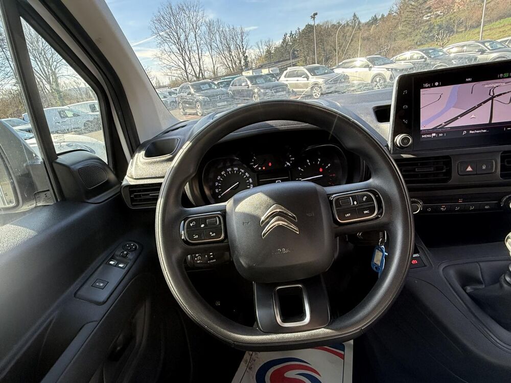Berlingo 1.5 BlueHDI - 100 Fourgon M Driver 650 kg TVA RECUPERABLE + 2022 occasion 19100 Brive-la-Gaillarde