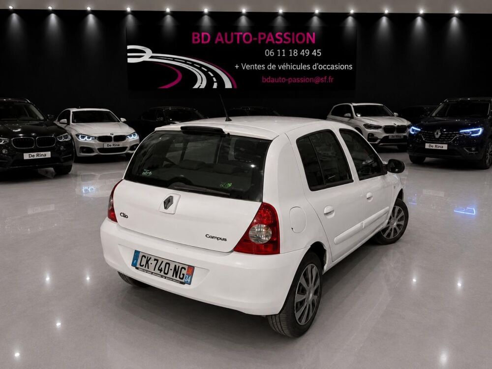 Clio 1.2i 16V - 75ch Campus Evolution 1ere main Crit air 1 / 1200 2012 occasion 30260 Orthoux-S&eacute;rignac-Quilhan