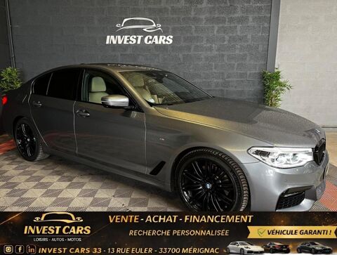 BMW S&eacute;rie 5 (G30) 530dA xDrive 3.0 265ch M Sport BVA8 - SUIVI COMPLET BM 2018 occasion M&eacute;rignac 33700
