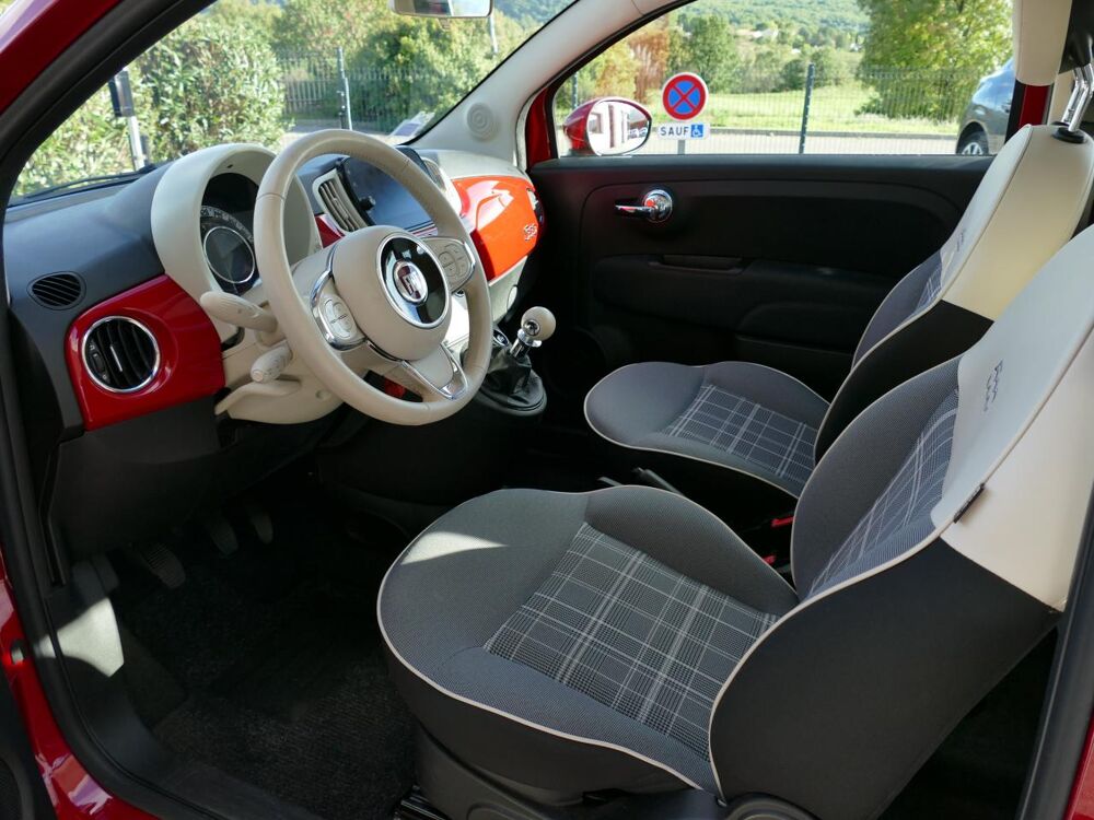 500 Fiat 1.2i - 69 -  Lounge 2019 occasion 34190 Ganges