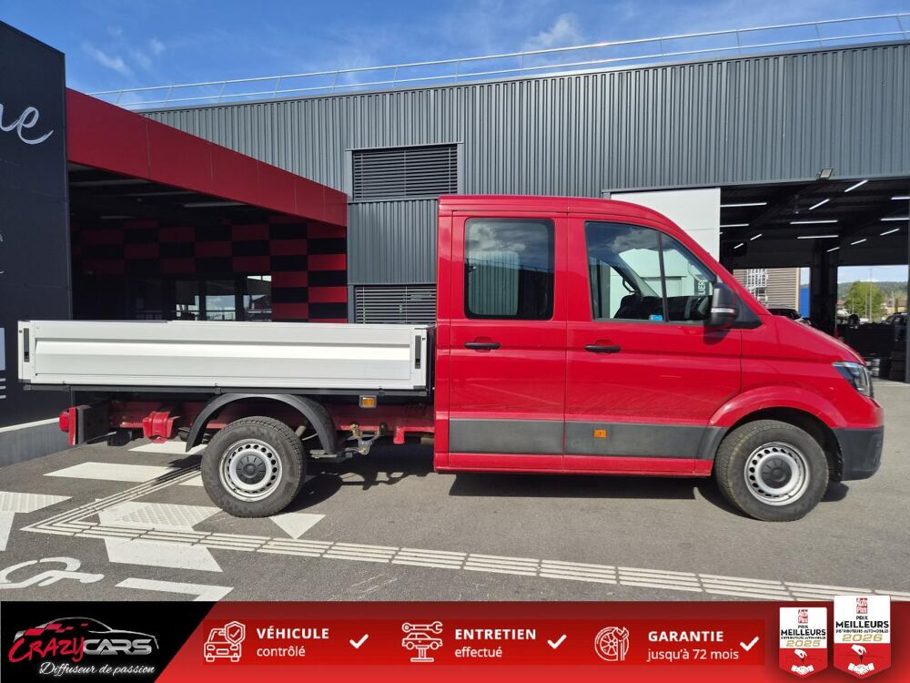 Crafter 4MOTION 35 L3 2.0 TDI 177 PLATEAU DOUBLE CABINE - 7 pl 2021 occasion 25300 Pontarlier