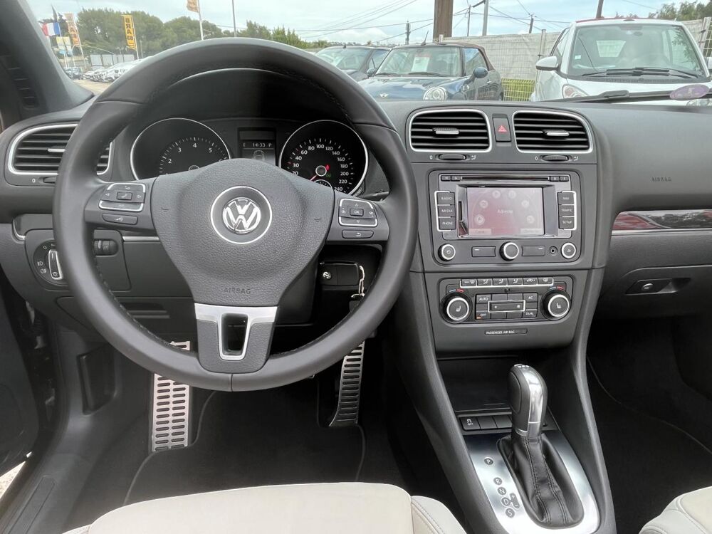 Golf Cabriolet 1.4 16V TSI - 122 - BV DSG 7 VI CABRIOLET Carat E 2012 occasion 83490 Le Muy