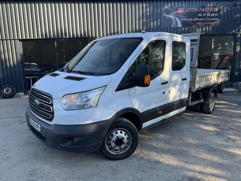 FORD TRANSIT 350 L4 2.0 TDCi - 130 BENNE  2017 CHASSIS DOUBLE CABINE 20999 30260 Orthoux-Srignac-Quilhan