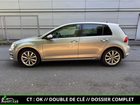 Golf 1.6 16V TDI CR FAP BlueMotion - 105 VII BERLINE Carat 2013 occasion 77185 Lognes