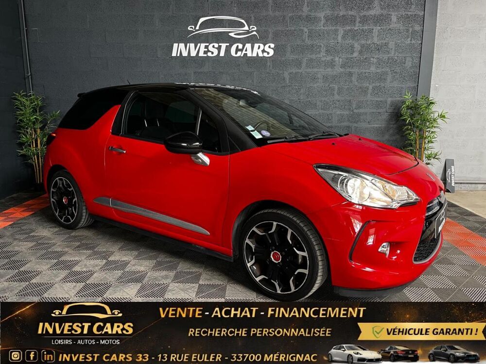 DS3 1.6 THP 16V 155ch Sport Chic - GARANTIE 6 MOIS 2013 occasion 33700 M&eacute;rignac
