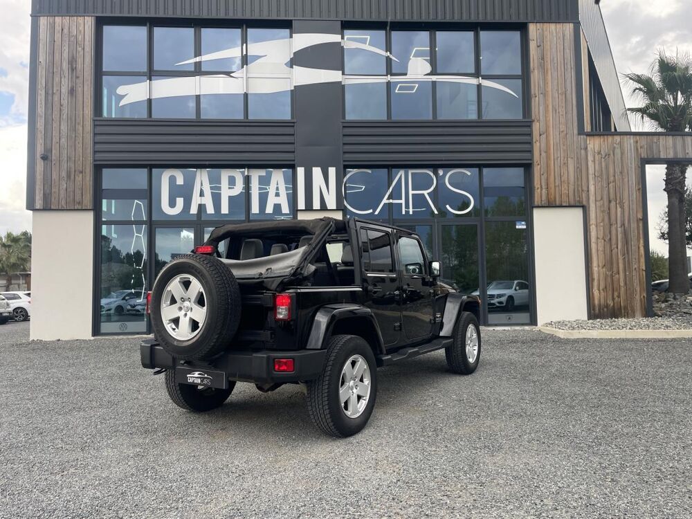 Wrangler 2.8 CRD 200 CH FAP BVM 6 Unlimited Sahara PH 2, TOIT DUR + C 2012 occasion 33127 Saint-Jean-d'Illac