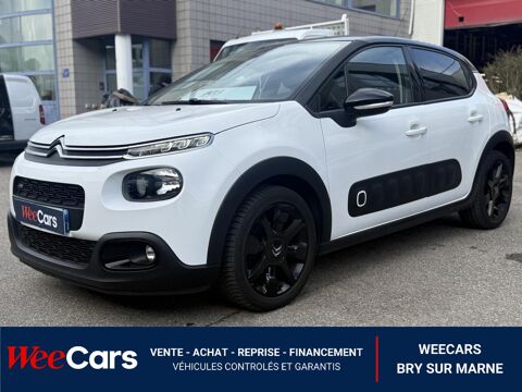 Citro&euml;n C3 1.2 PureTech 12V - 110 S&S Shine SUIVI COMPLET GARANTIE 12 2017 occasion Bry-sur-Marne 94360