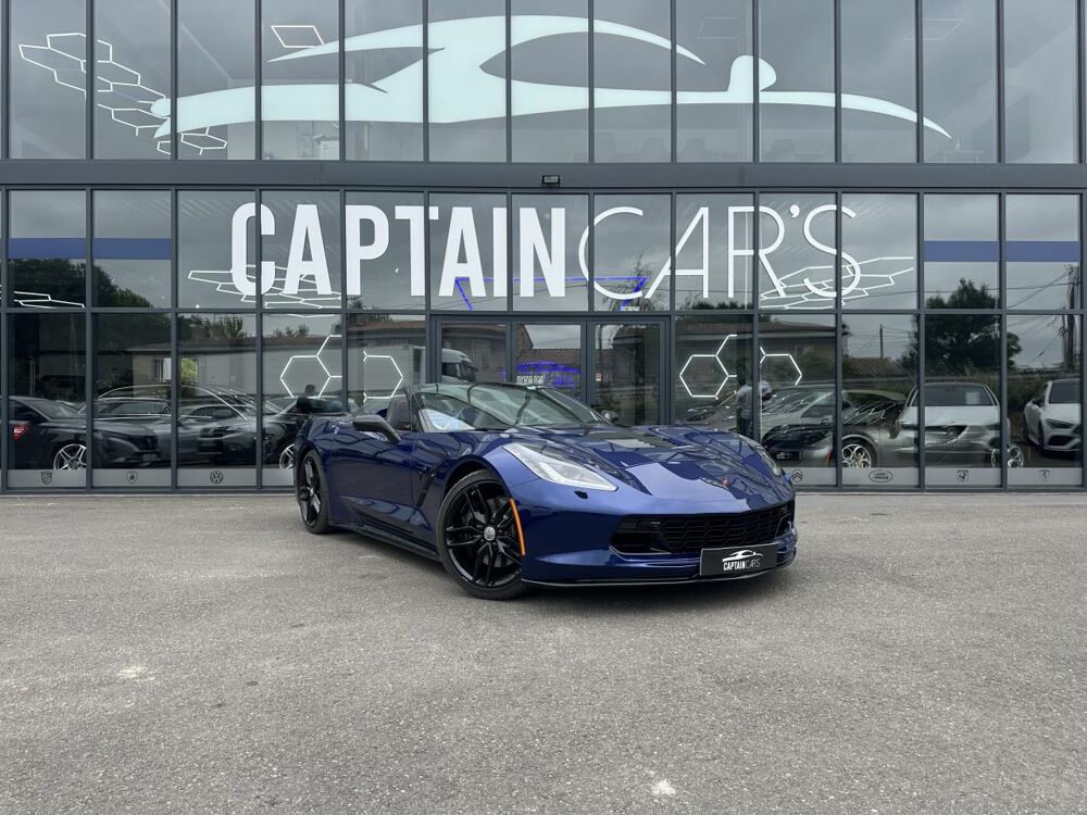Corvette Cabriolet 6.2 V8 - 466 - BVA C7 CABRIOLET Stingray 2LT - G 2016 occasion 33450 Montussan