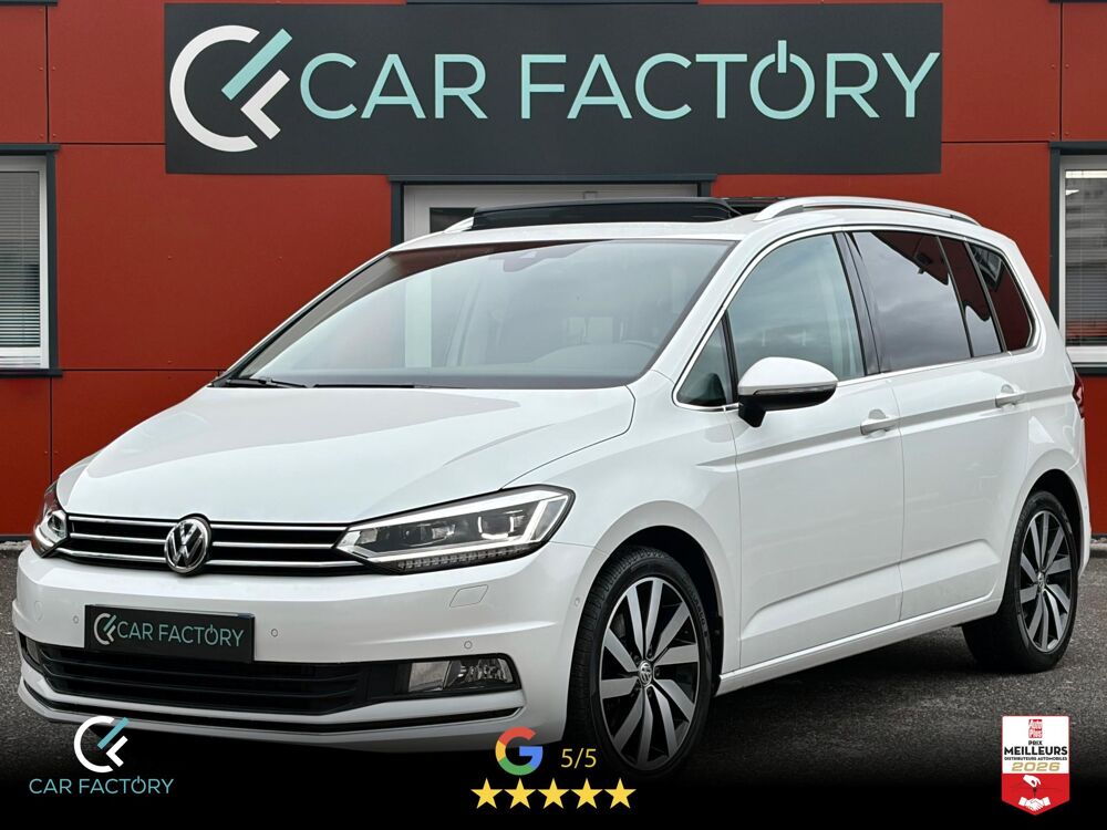 Touran 2.0 TDI 150 DSG Carat 1&egrave;re Main Attelage Toit ouvrant Pack 2017 occasion 67440 Marmoutier
