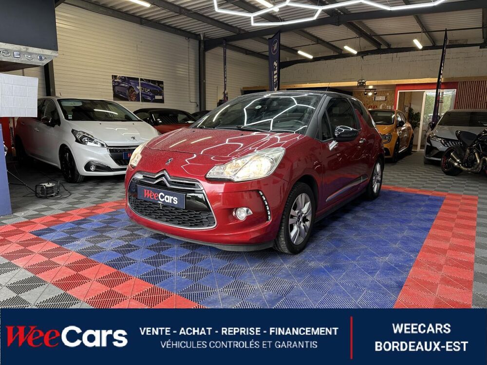 DS3 1.2i PureTech 12V S&S - 82 - BV ETG BERLINE So Chic PHASE 2 2015 occasion 33370 Artigues-pr&egrave;s-Bordeaux
