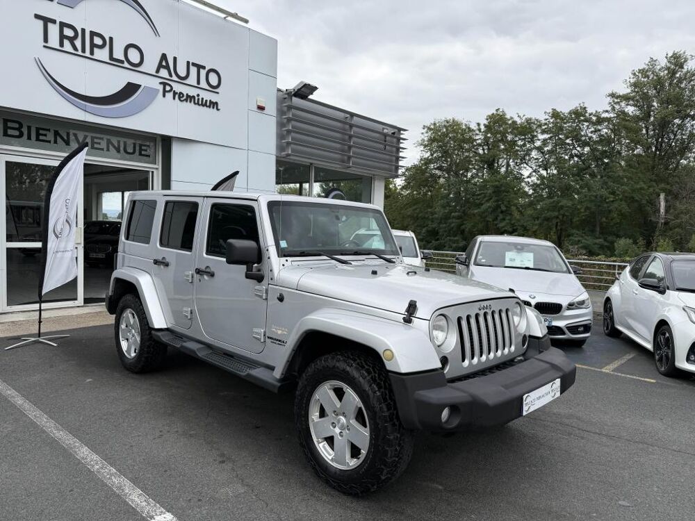Wrangler 2.8 CRD 200CH Unlimited Sahara ATTELAGE + GPS + CLIM 2012 occasion 19100 Brive-la-Gaillarde