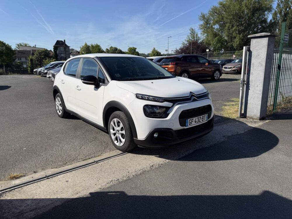C3 1.5 BlueHDi - 100 S&S Feel Pack gps + clim + Radar AR 2022 occasion 19100 Brive-la-Gaillarde