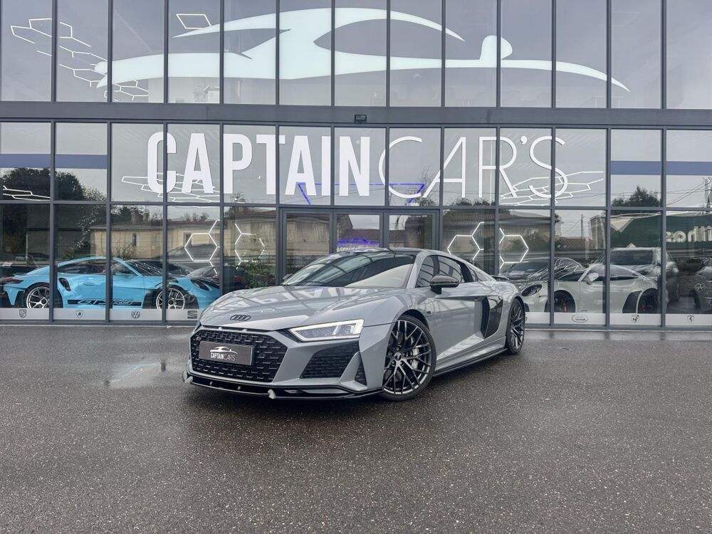 R8 Quattro 5.2 V10 Plus FSI - EX AKRAM - LIGNE QUICKSILVER - GA 2016 occasion 33450 Montussan