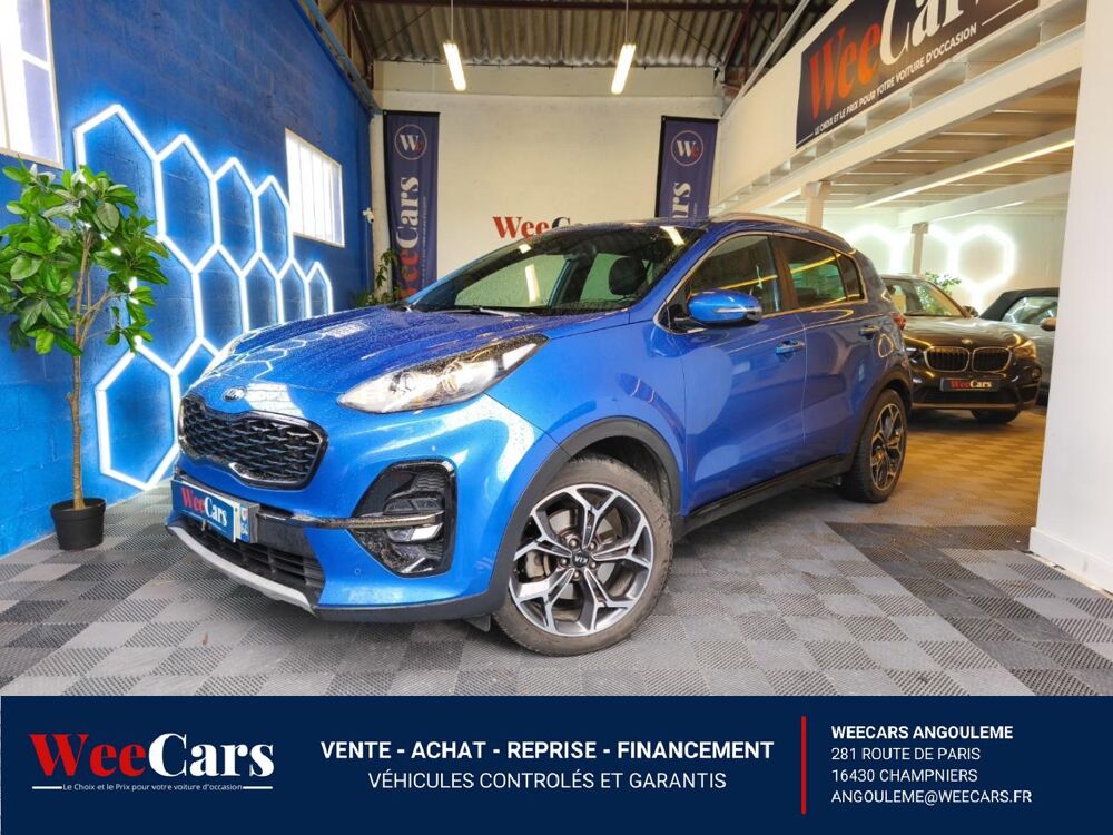 Sportage 1.6 CRDI 135 ch HYBRID MHEV 48VOLT GT LINE 4X2 DCT BVA - GAR 2021 occasion 16000 Angoul&ecirc;me