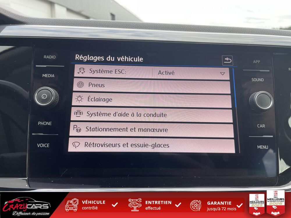 Polo VI 1.0 TSI 95 Cam&eacute;ra - Applecarplay United IQ Drive 2020 occasion 25300 Pontarlier