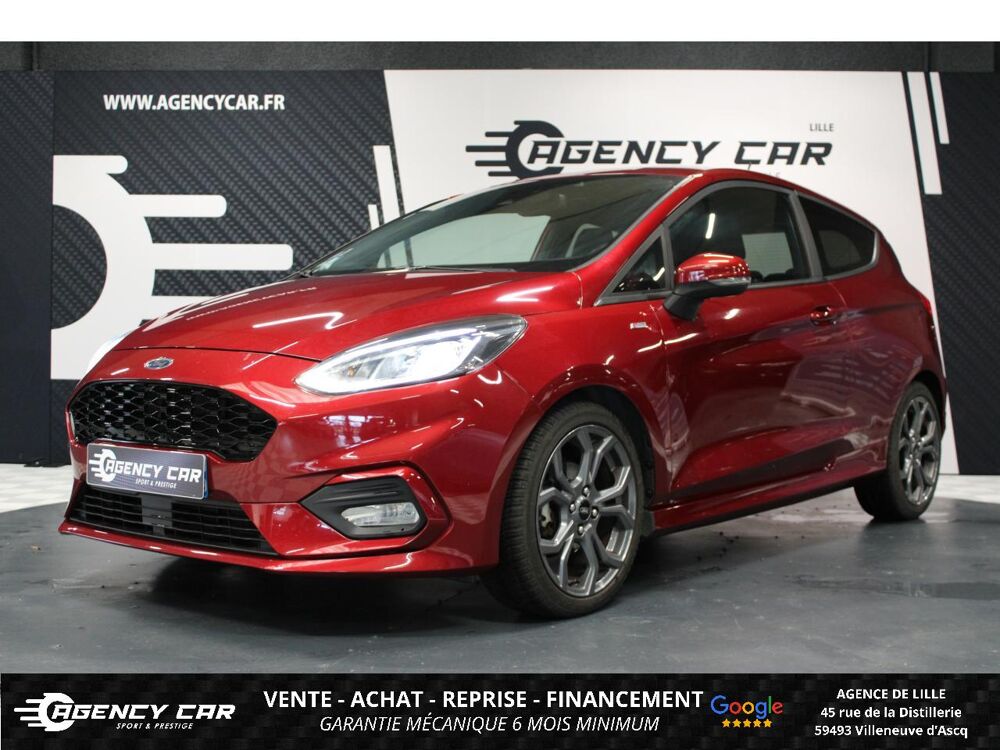 Fiesta ST-line 1.0 EcoBoost - 140 - entretien complet Ford - garant 2019 occasion 59493 Villeneuve-d'Ascq