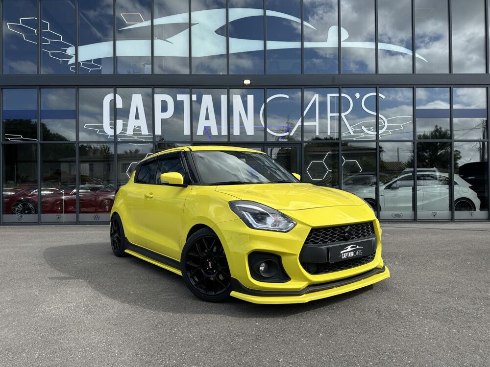 Swift SPORT 1.4 BOOSTERJET 170CH BVM6 KIT AERO/LIGNE INOX/JANTES B 2018 occasion 33450 Montussan