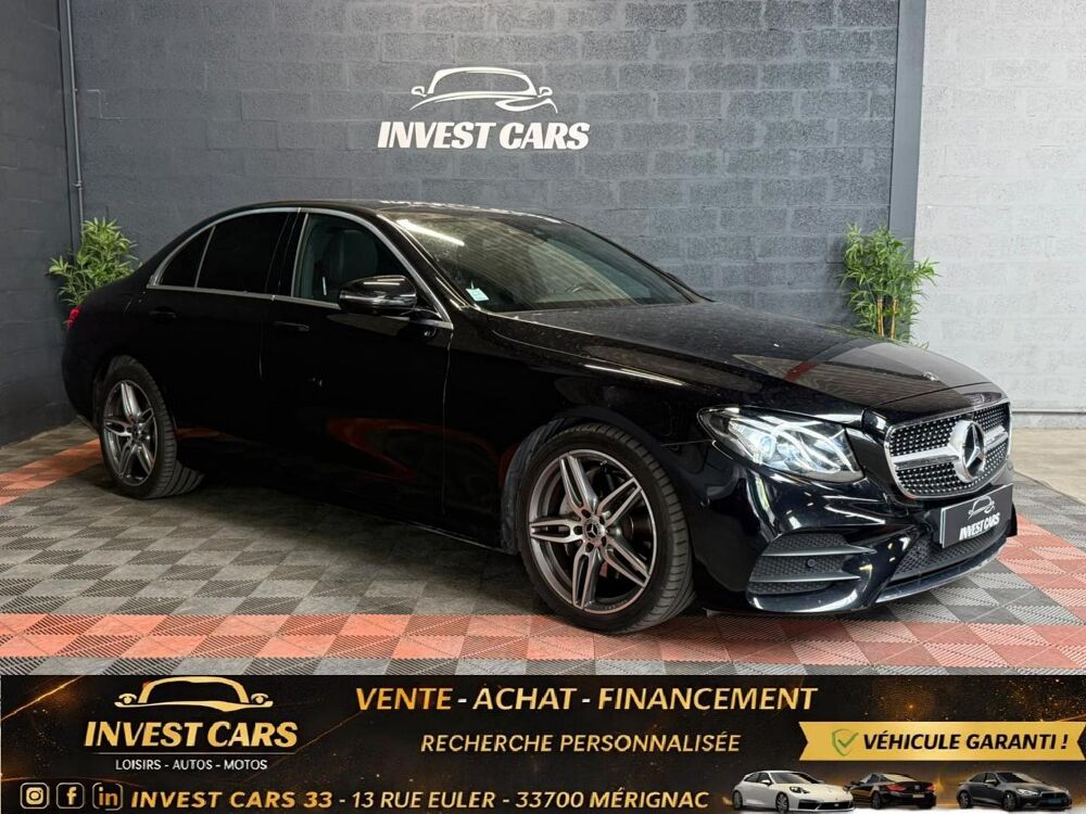 Classe E 220 D - BVA 9G-Tronic 194CH - FINITION AMG LINE - GARANTIE 2019 occasion 33700 M&eacute;rignac
