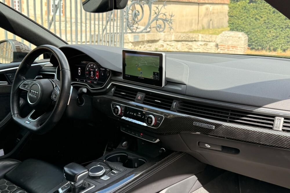 RS5 Audi Coup&eacute; V6 2.9 TFSI 450 quattro France Carbone Garantie 1 2018 occasion 78760 Jouars-Pontchartrain