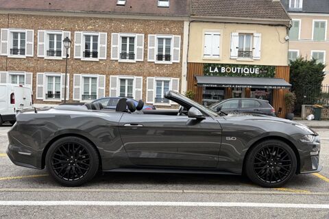 Mustang 5.0 V8 450 ceramique + echappement - cabriolet gt 2019 occasion 78760 Jouars-Pontchartrain
