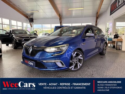 Renault M&eacute;gane ESTATE 1.6 TCE 205CH ENERGY GT EDC BVA GARANTIE 12 MOIS 2017 occasion Angoul&ecirc;me 16000
