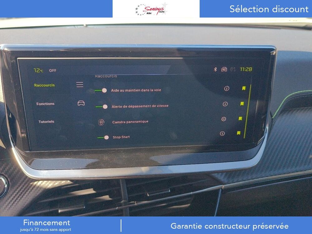2008 GT HYBRID 145 DCS6 TOIT PANO NAVI VISION 360 JA18 NOIRE 2026 occasion 81000 Albi