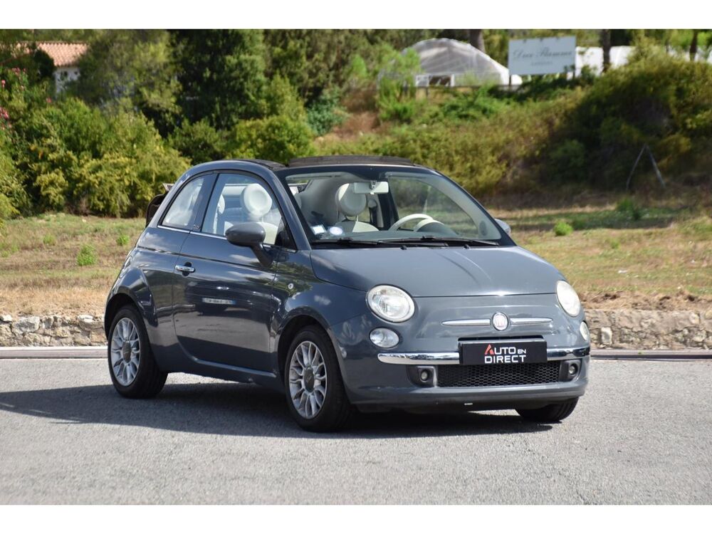 500 Cabriolet 1.2i - 69 S&S C CABRIOLET Lounge PHASE 1 2010 occasion 06250 Mougins