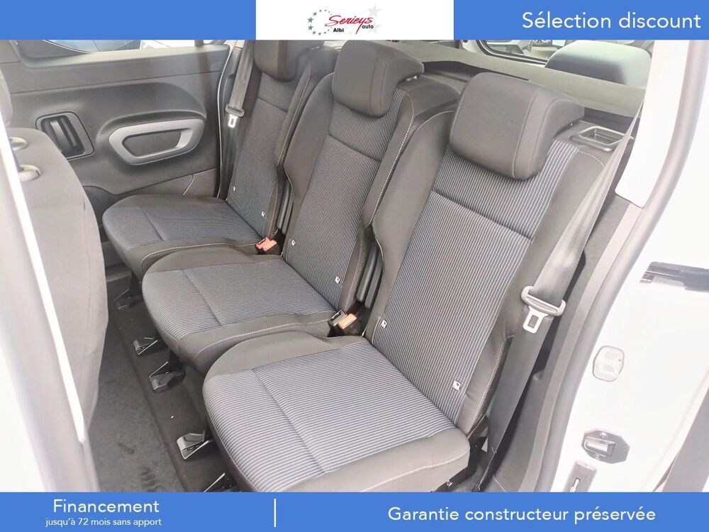 Doblo BlueHDi 130 BVM6 CAMERA AR+RADAR AV+AR GRIP CONTROL SIEGES A 2025 occasion 81000 Albi